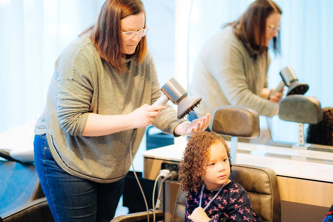Parents & Child Confidence at Home Hair Care Consultation
