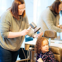 Parents & Child Confidence at Home Hair Care Consultation